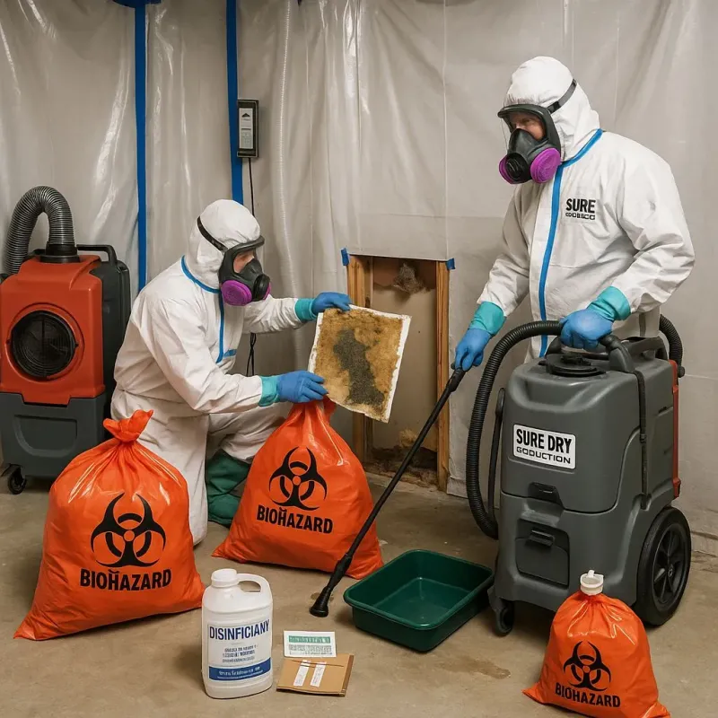 Contaminated Water Handling Protocols process in Chauncey, OH